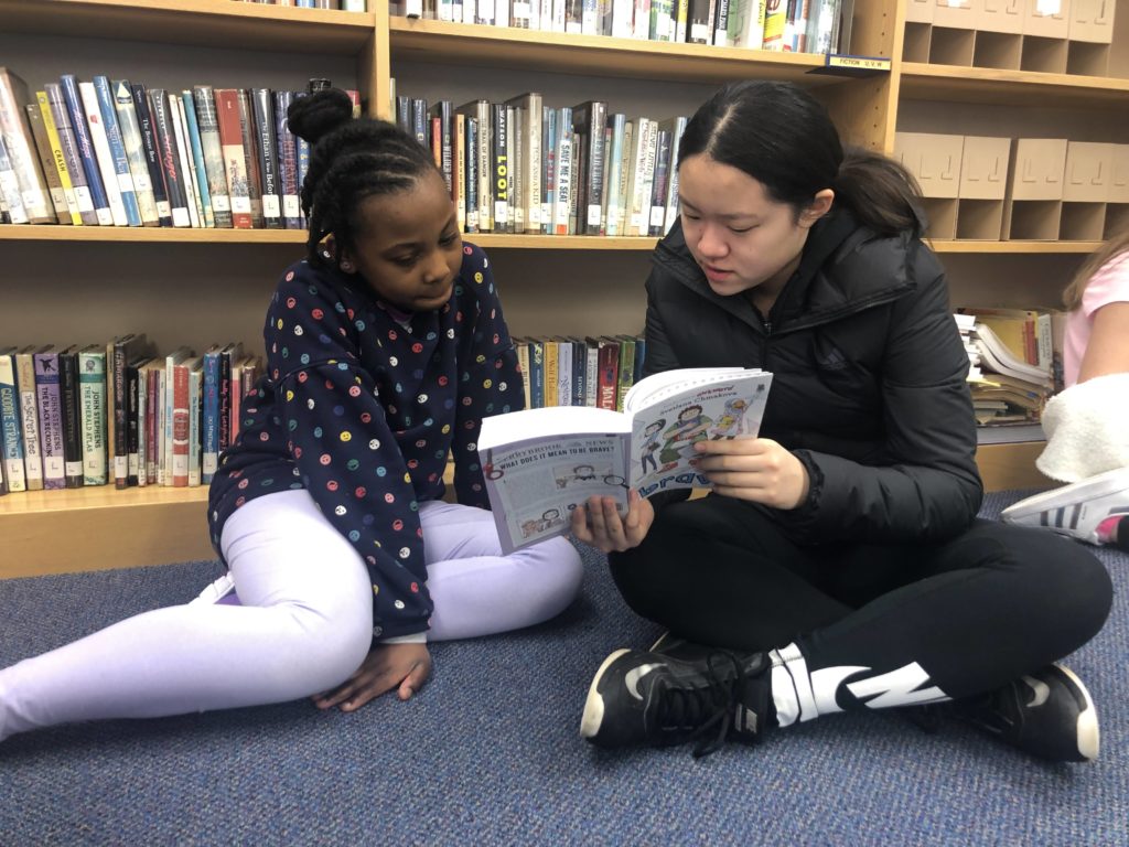 Reading together at Monmouth County Private School