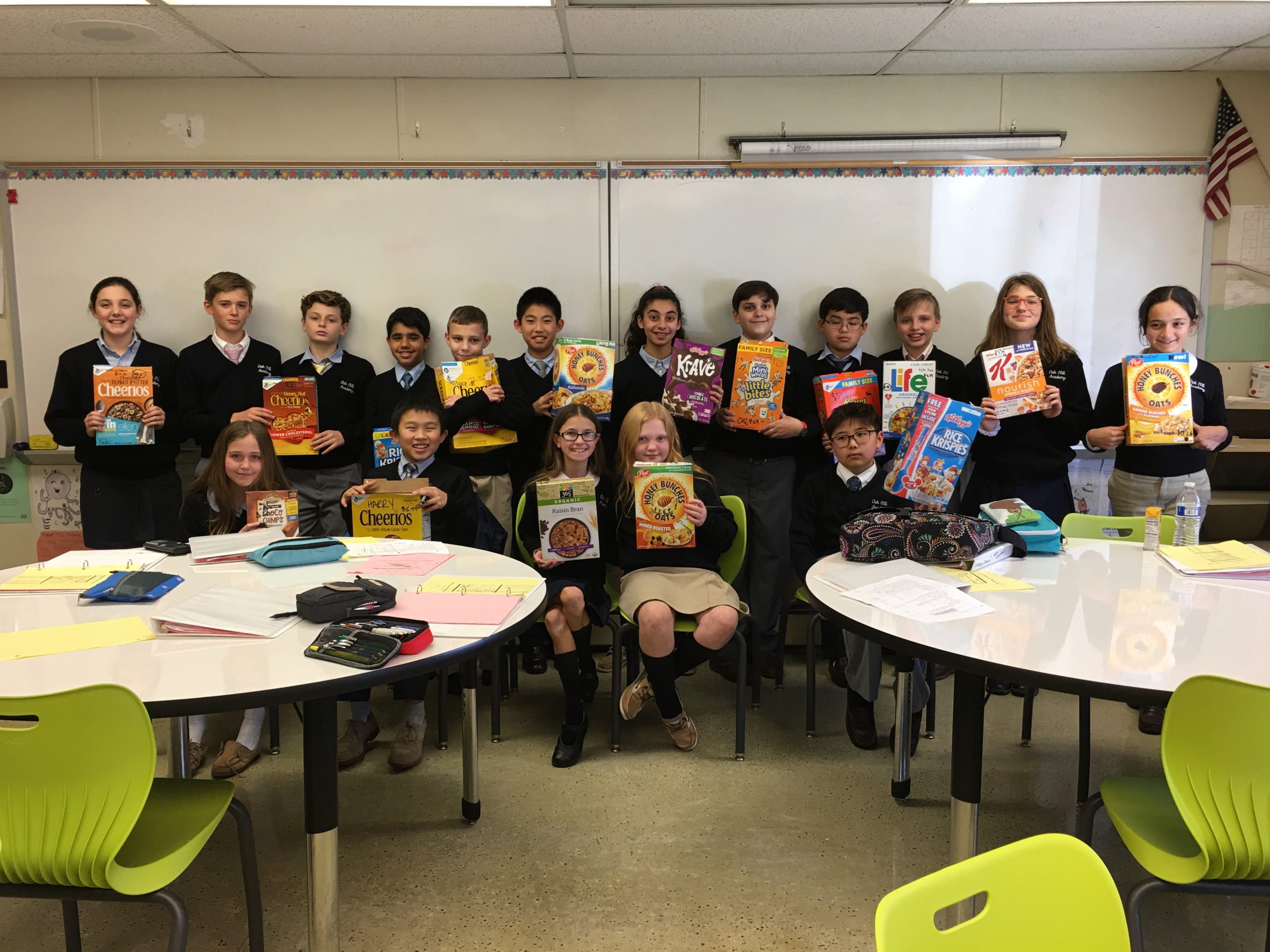 Mathematics of Nutrition project at Monmouth County Private School