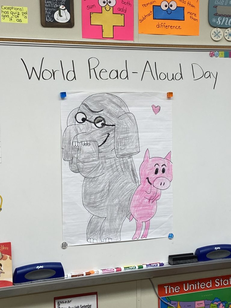 World Read Aloud Day grade 1
