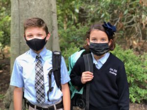 NJ Private School Students with Masks
