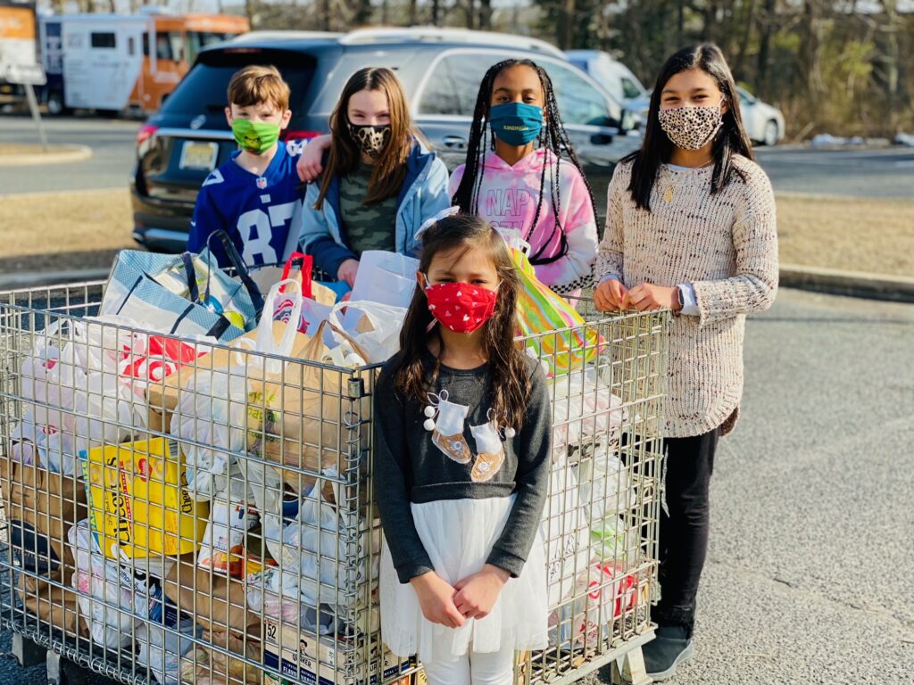NJ Private School 6th Graders Organize Food Drive to Help Local Families